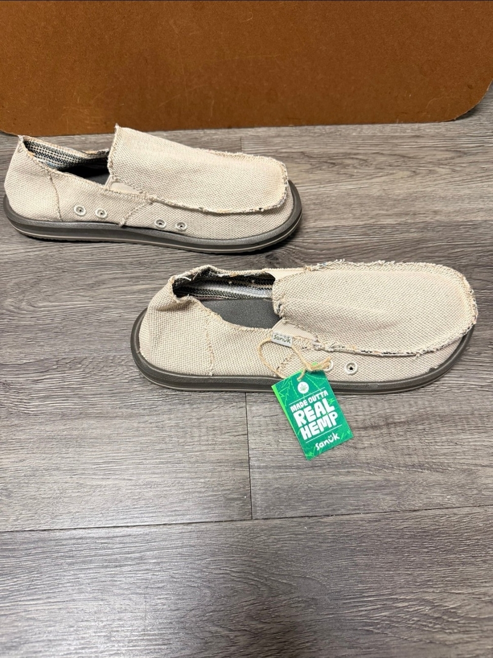 Sanuk Green Hemp Tag Duo - Bright Green